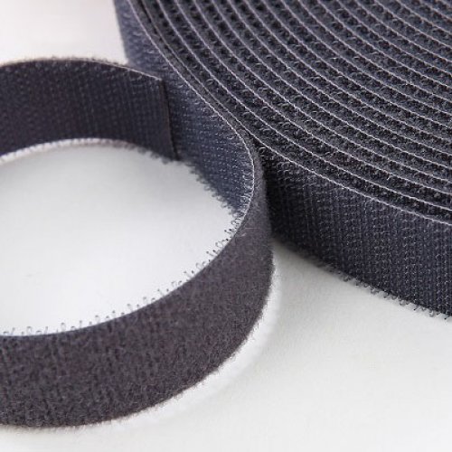 LTS FAFA Velcro pour la couture, Velcro composé d'un crochet et d'une  boucle pour la couture, Velcro 20mm x 5 mètres, noir